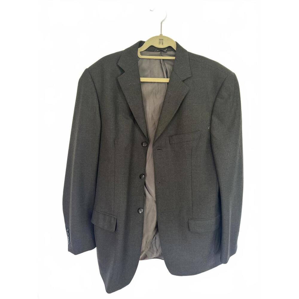 Dark Gray 42L Banana Republic Jacket Wool